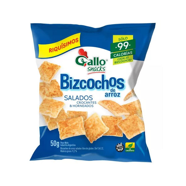 SNACK GALLO SALADO X 50